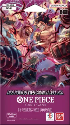 One Piece TCG - Des Poings Vifs Comme L’éclair (OP11) - Sleeved Booster Pack - FR