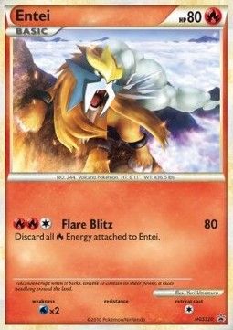 Entei (HGSS 20) - Excellent - DE