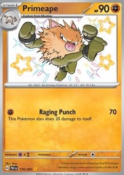 Primeape (PAF 170) - Near Mint - EN