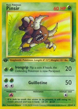 Pinsir (JU 25) 1. Edition - PSA 9 - DE