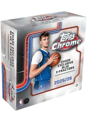 Topps Chrome - Basketball 2025/26 - Mega Box - EN