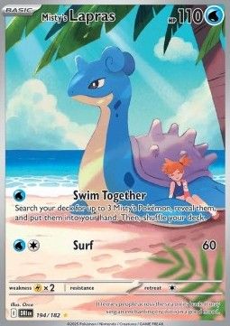 Misty's Lapras (DRI 194) - Near Mint - DE