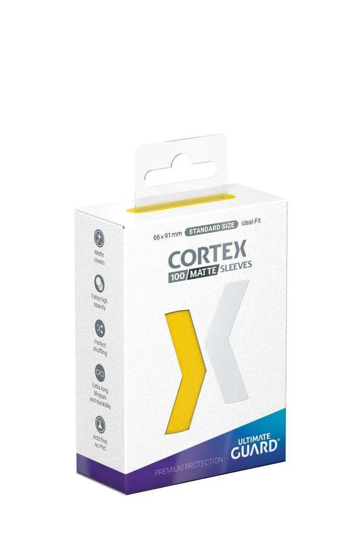 Ultimate Guard - Cortex Sleeves Standard Size MATTE- Yellow