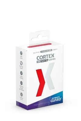 Ultimate Guard - Cortex Sleeves Standard Size MATTE- Red