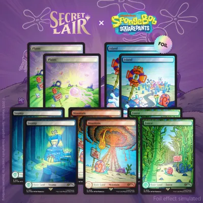 Magic: Secret Lair - SpongeBob SquarePants - Lands Under The Sea - Foil Edition - EN