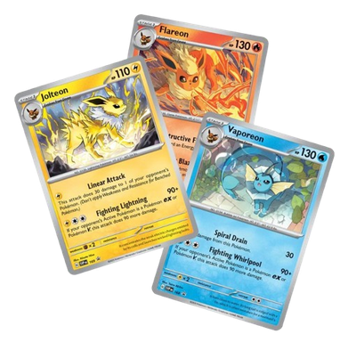 Flareon (SVP 167), Vaporeon (SVP 168), Jolteon (SVP 169) Promo Set - Near Mint - EN