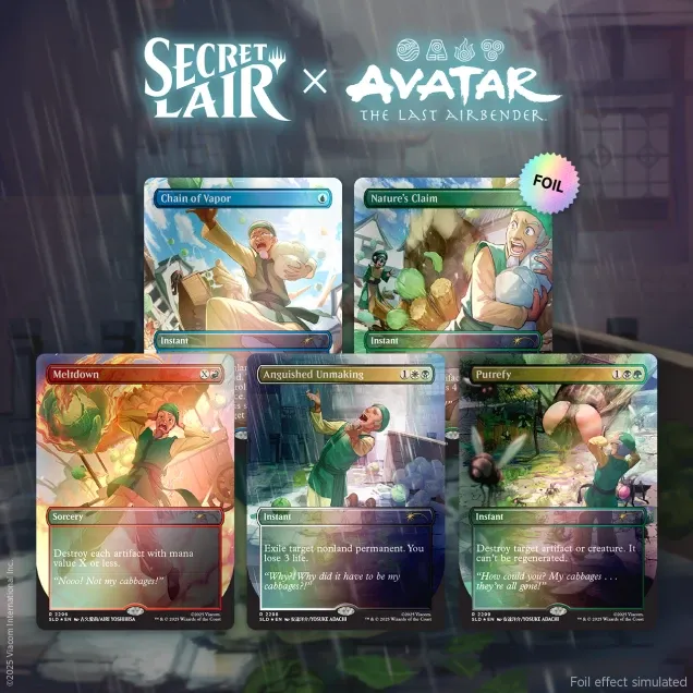 Magic: Secret Lair - Avatar: The Last Airbender - My Cabbages! FOIL EDITION - EN