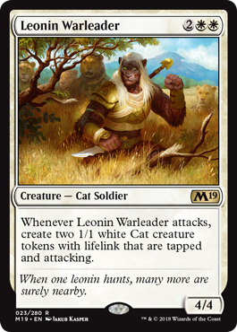 Leonin Warleader (M19) - EN