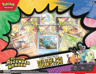 LIVESTREAM - Pokémon - First Partners - Deluxe Pin Collection - EN