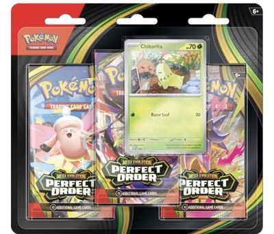 LIVESTREAM - Pokémon - ME03 Perfect Order - 3-Pack Blister - EN
