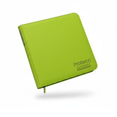 Protecc - Semi-Rigid Card Holder Binder - Lime Green