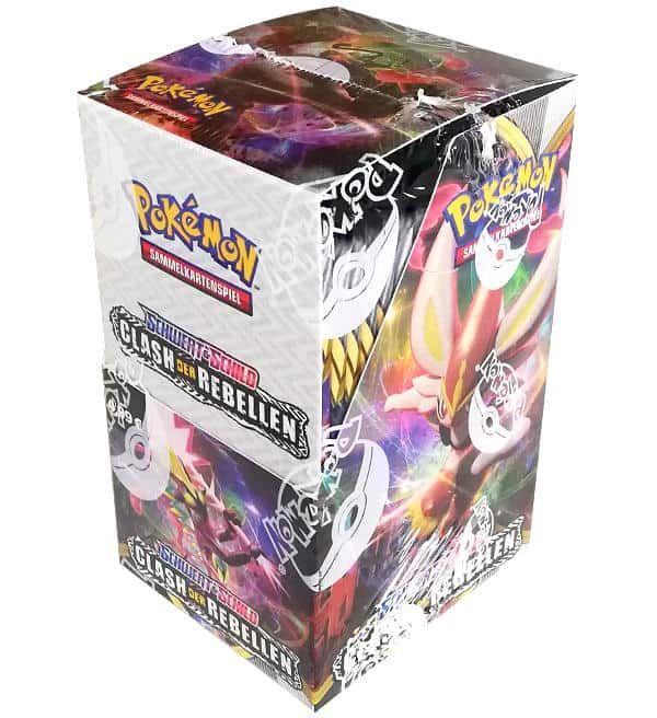 Pokémon -  Schwert und Schild - Clash Der Rebellen - Booster Display (18er) - EN