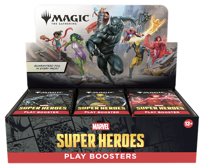 Magic - Marvel Super Heroes - Play-Booster Display - EN