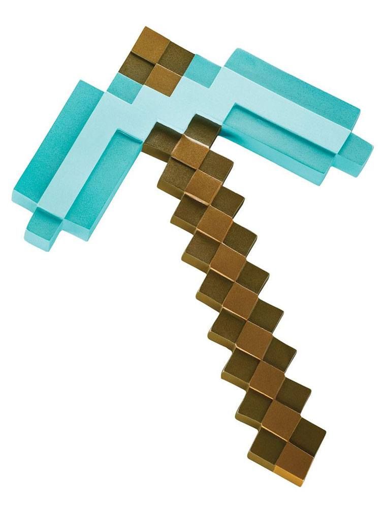 Minecraft - Plastic Replica - Diamond Pickaxe 40 cm