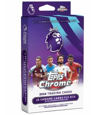 Topps Chrome - Premier League 2026 - Hanger Box
