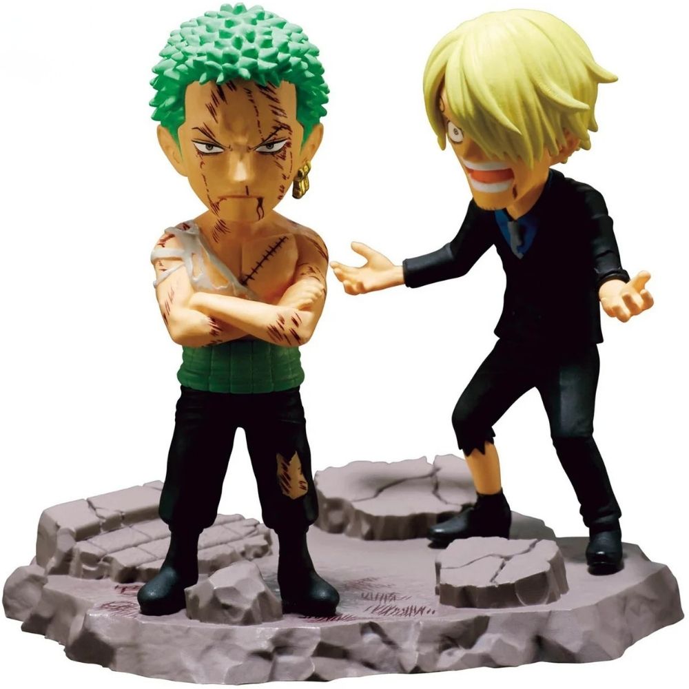 Bandai - Banpresto - One Piece - World Collectible Figure - Zoro &amp; Sanji Nothing At All!!!