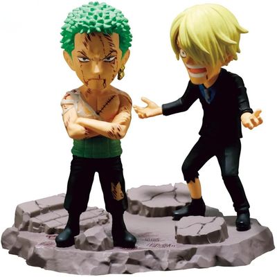 Bandai - Banpresto - One Piece - World Collectible Figure - Zoro &amp; Sanji Nothing At All!!!