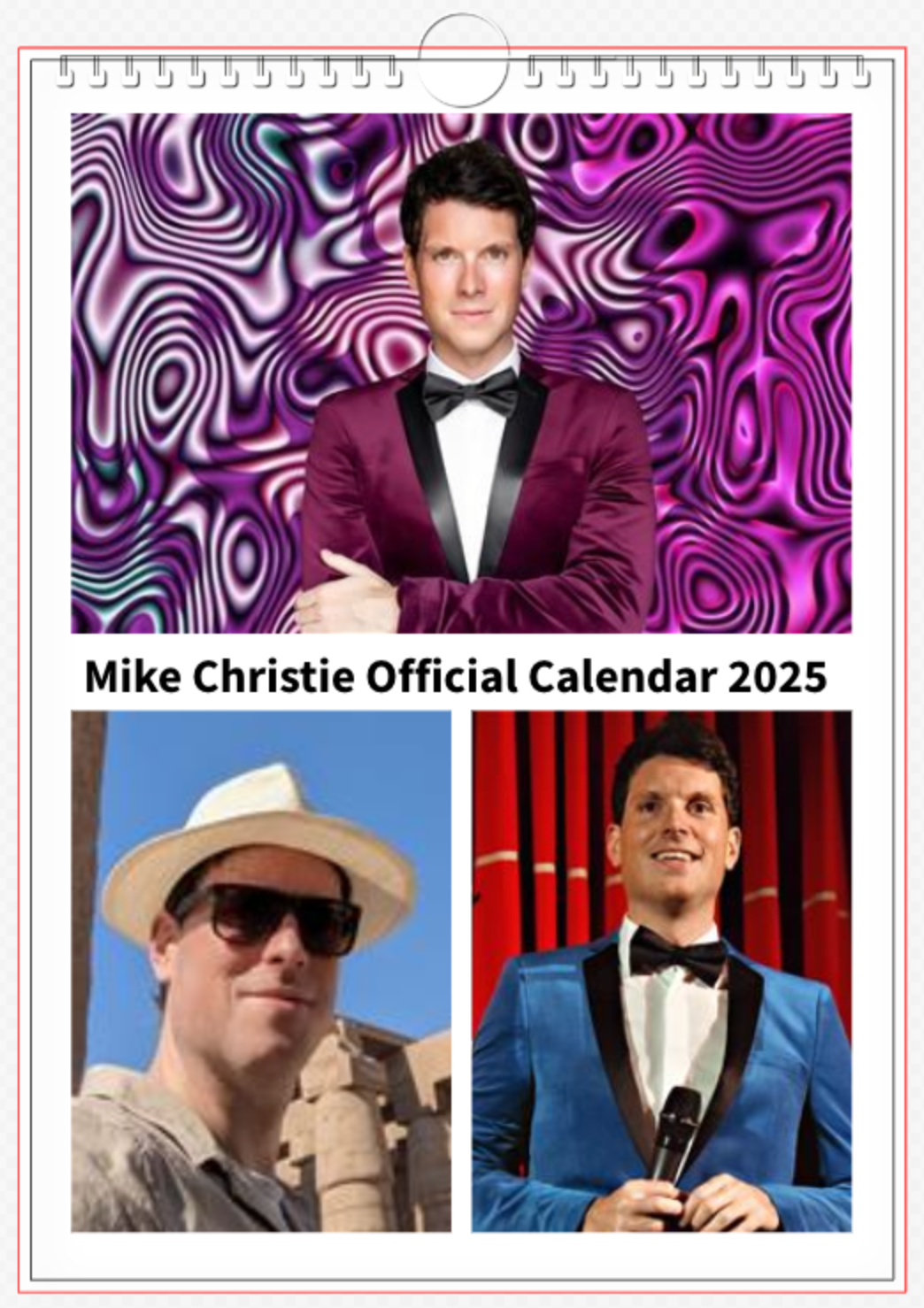 Official 2025 Calendar (Personally Signed)