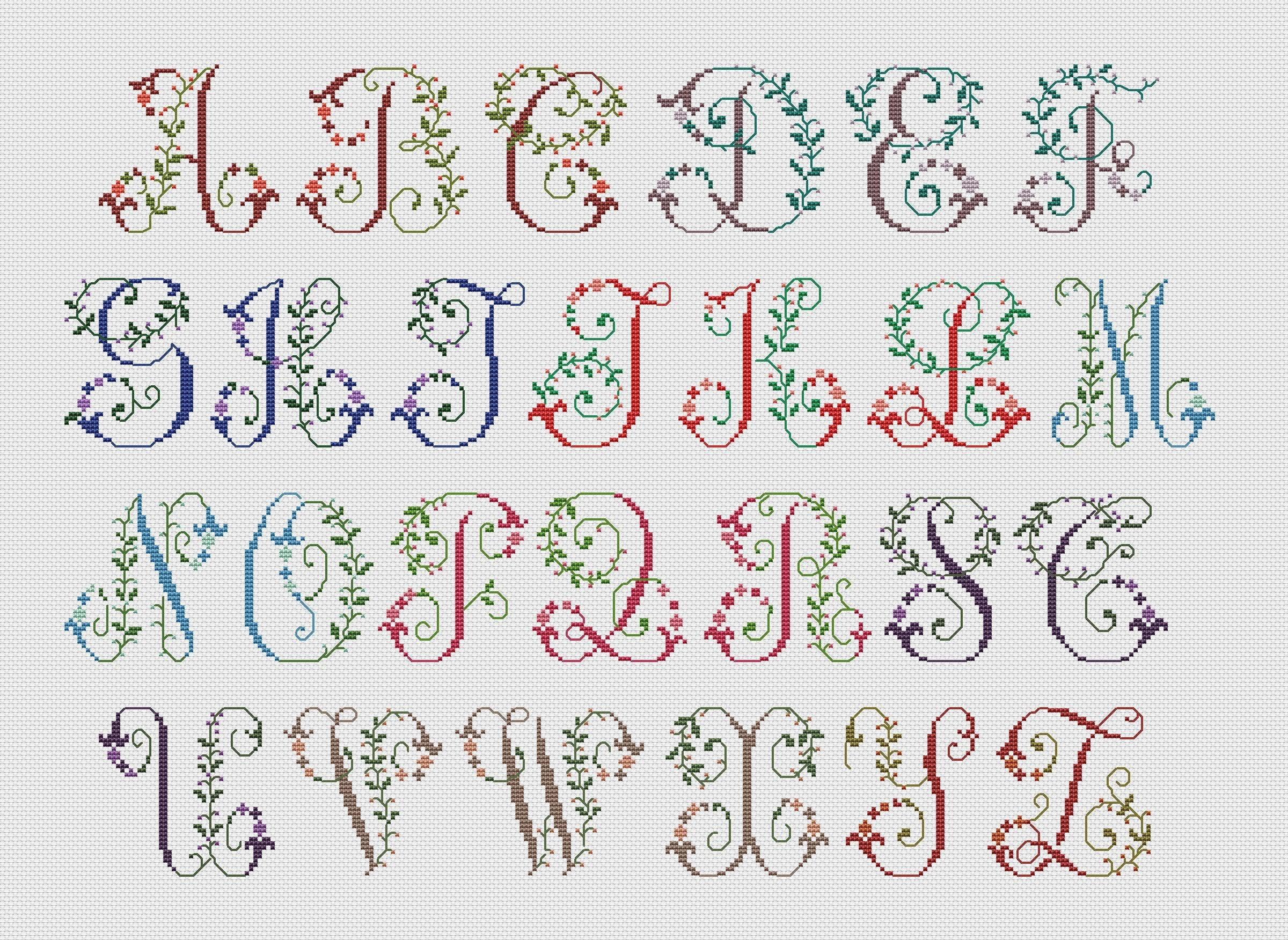 Flower Monogram Counted Cross Stitch Chart Floral Letter B Folk Cross Pdf Cross Stitch Pattern Embroidery Sewing Needlecraft Shantived Com