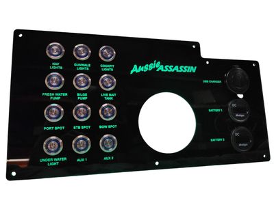 Custom Back-lit switch panels