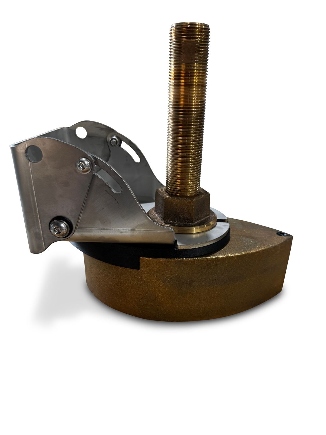 Heavy Duty Transducer Brackets - Bronze Through Hull Conversion