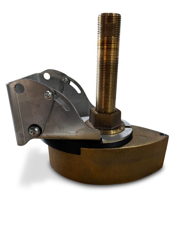 Heavy Duty Transducer Brackets - Bronze Through Hull Conversion - Airmar B275, B265, B260, B285