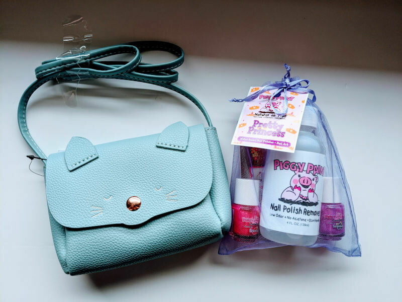 Play Makeup Gift Bag - Blue Cat Pretty Princess Play Makeup Gift Bag - Blue Cat Pretty Princess