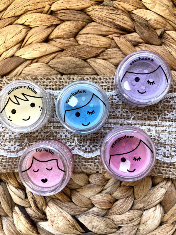 No Nasties Eyeshadows x 3 and Lip Balms x 2 No Nasties Eyeshadows x 3 and Lip Balms x 2