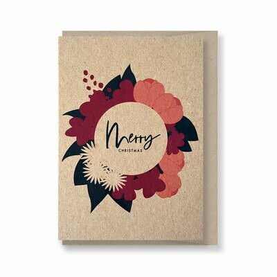 Christmas wreath - Christmas Gift Card