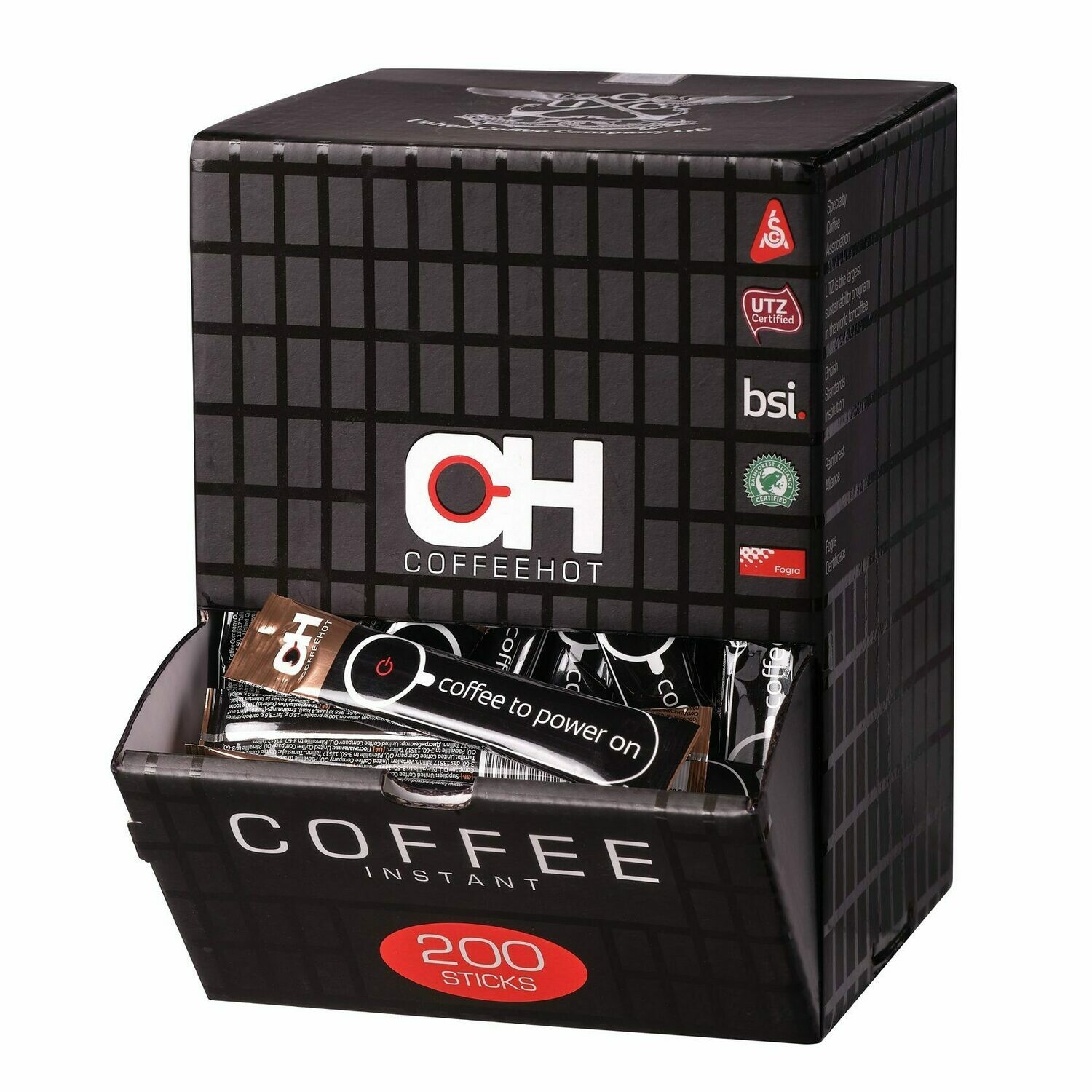 Розчинна кава еспресо у стіках 200 шт. CoffeeHot™