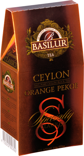 Чай черный Basilur Избранная классика Цейлонский ОР картон 100г