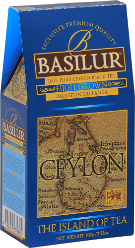 Чай чорний Basilur Чайний острів Високогірний картон 100г