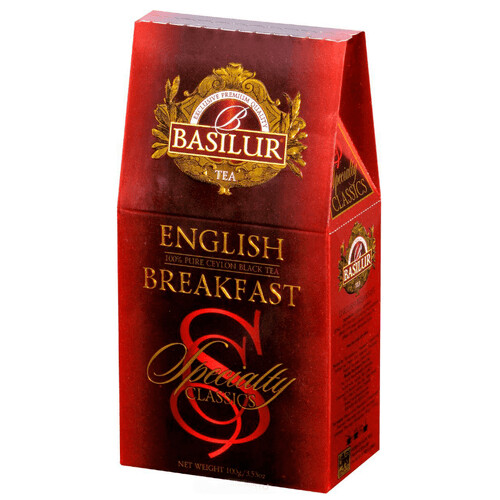 Чай чорний Basilur Обрана класика Англійський сніданок картон 100 г