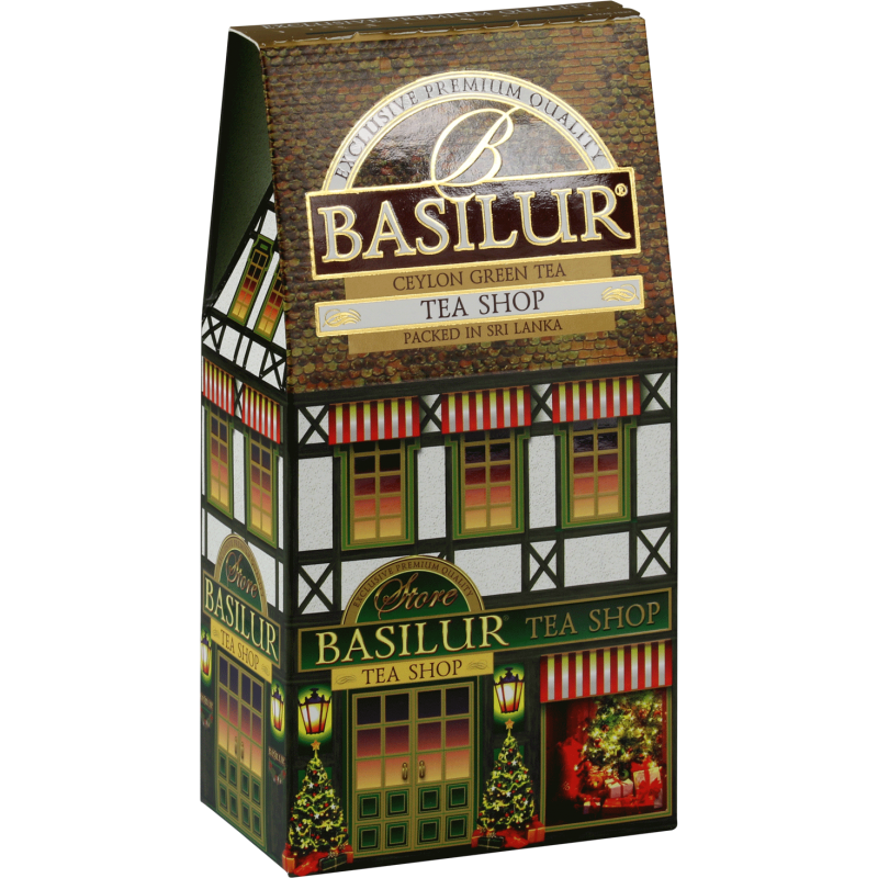 Чай зелений Basilur Чайний магазин картон 100г