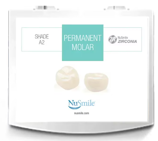 NuSmile ZR Youth Crown Box- 1st Permanent Molar