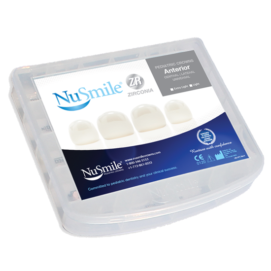 NuSmile ZR Zirconia Central / Lateral / Universal Incisor Crown Storage Box