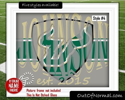 USF South Florida Bulls College Football Custom Name Art Gift Xmas Present