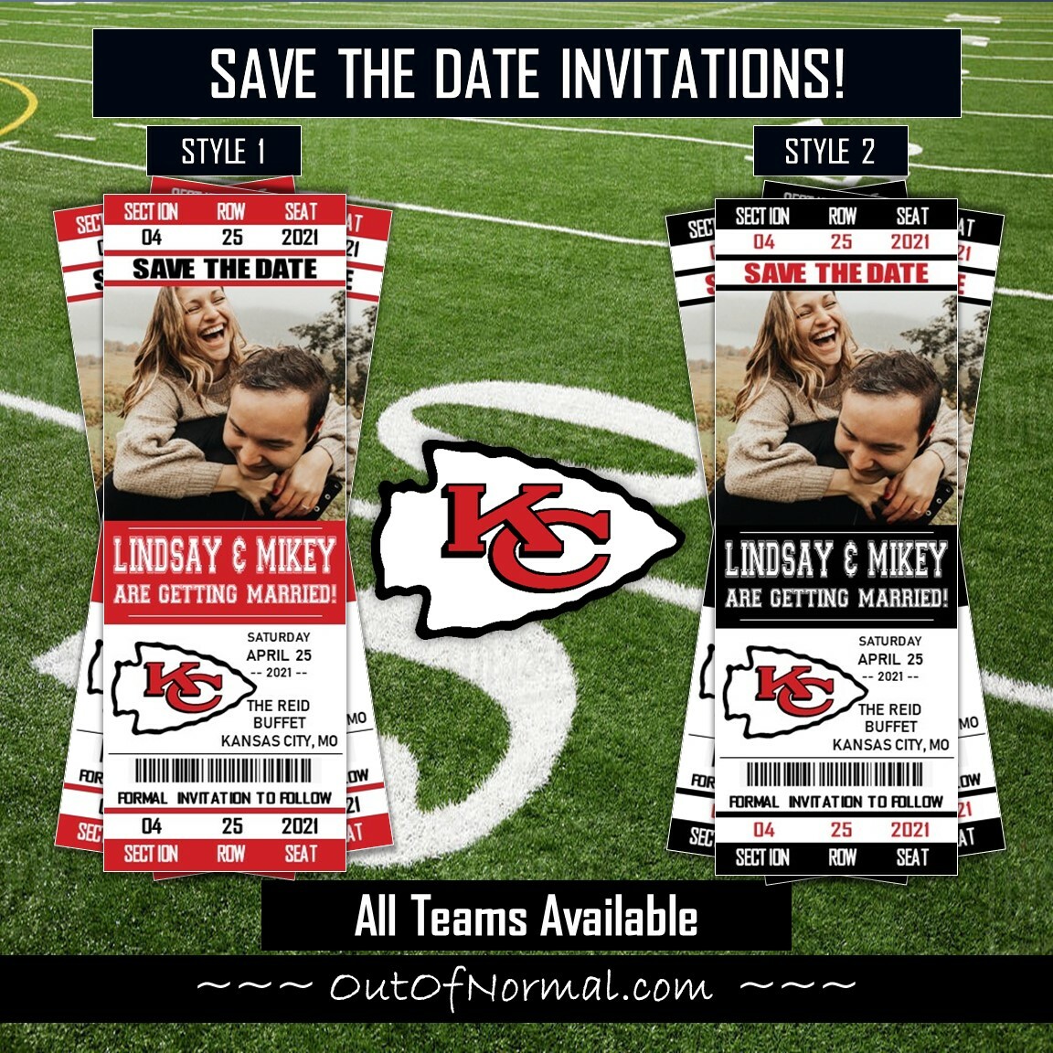 Kansas City Chiefs Sports Party Trivia Game – Sports Invites