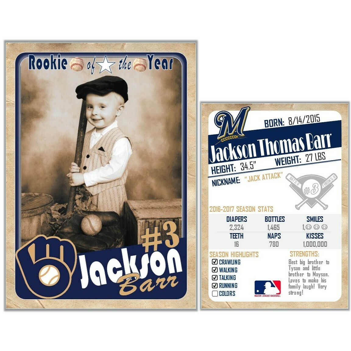 Milwaukee Brewers Vintage Trading Cards Invitations inserts