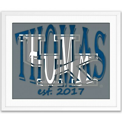 Kentucky Wildcats KU College Basketball Custom Name Art Gift -- Photo print
