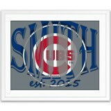 Chicago Cubs Custom Name Art Gift -- Photo print