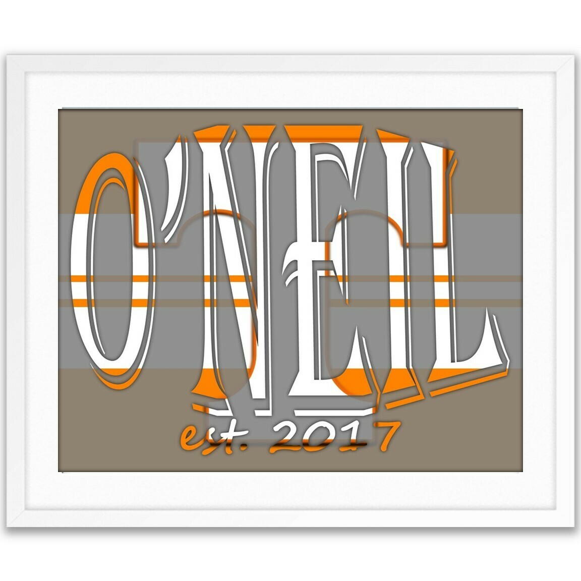 Tennessee Volunteers Tenn Vols College Football Custom Name Art Gift -- Photo print