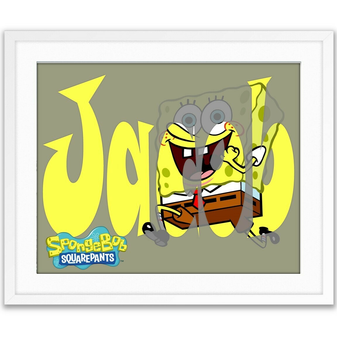 Spongebob Squarepants Custom Name Art Gift Personalized for you
