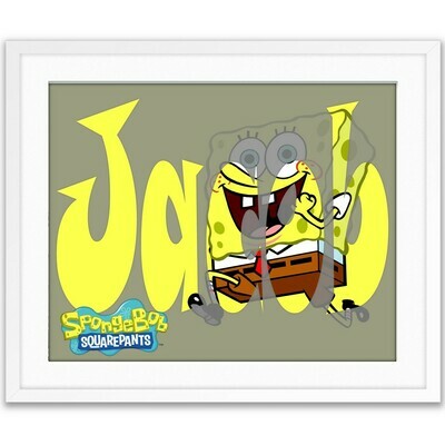 Spongebob Squarepants Custom Name Art Gift Personalized for you