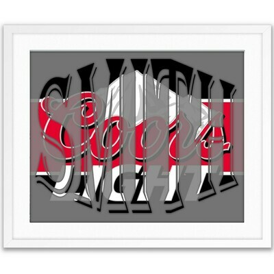 Coors Light Tap the Rockies Custom Name Art Gift -- Photo print