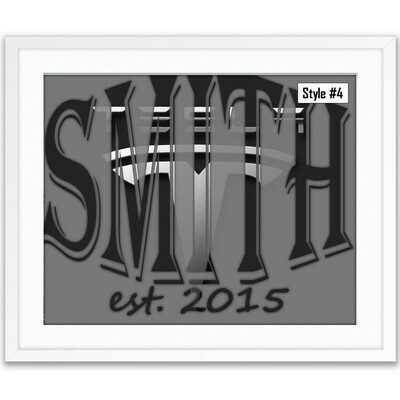 Tesla themed Custom Name Art Gift -- Photo print