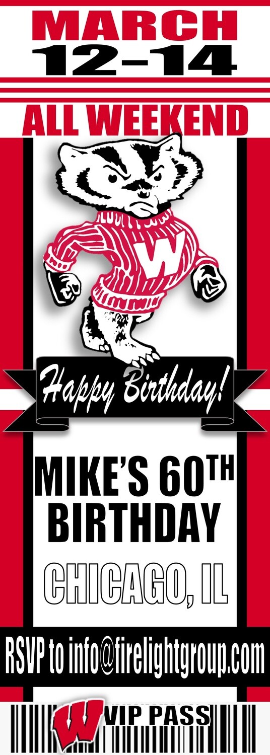 REORDER: order #4234997 Wisconsin Badgers