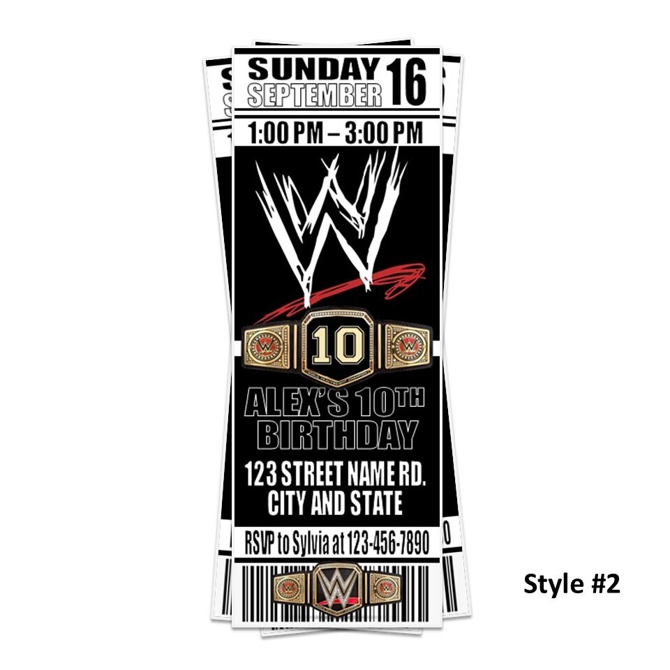 wwe-wrestling-birthday-invitation-ticket-style-custom