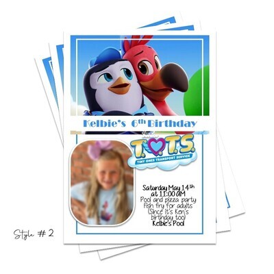 Disney Tots Birthday Party Invitation 5x7 Disney