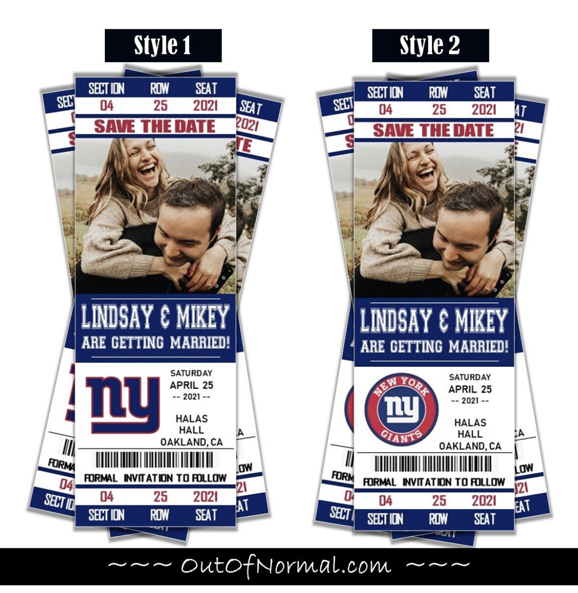 Add Extra Prints For Prior Invitation Ticket Style
